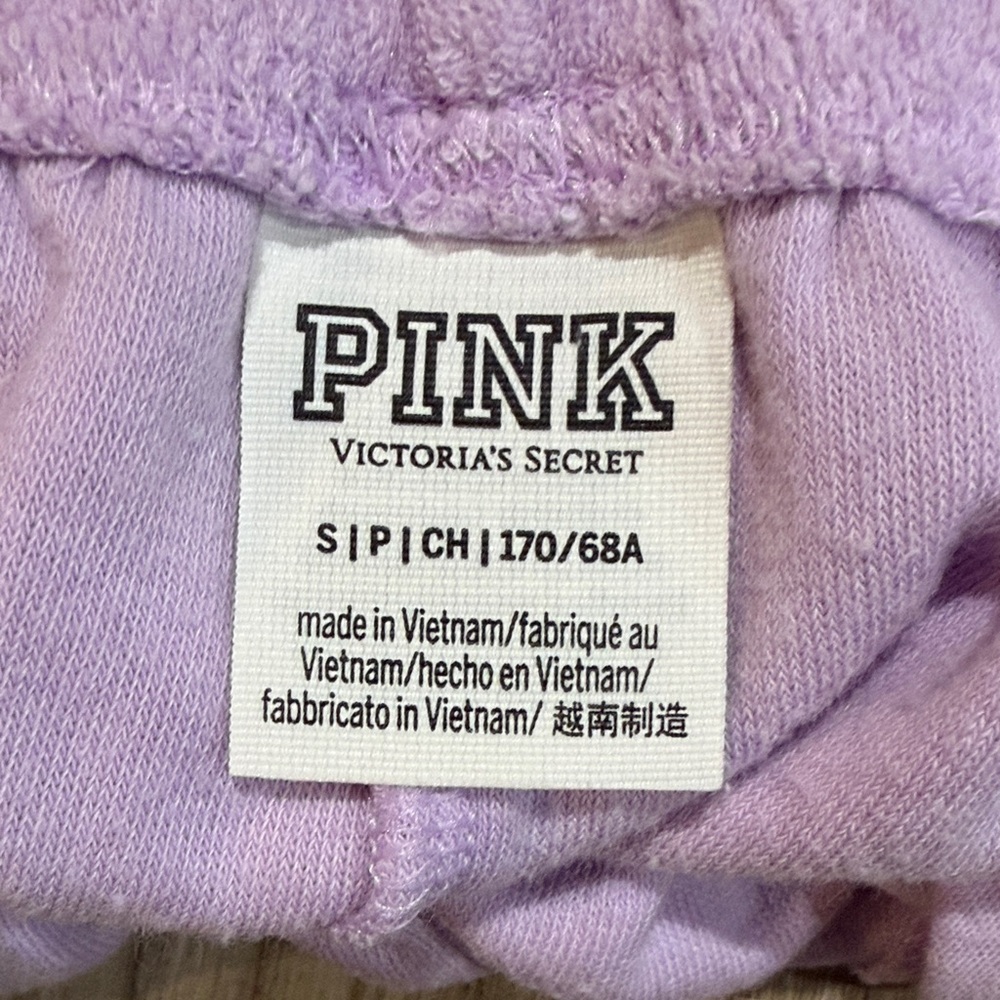 PINK Victoria's Secret Lavender Terry Shorts - Picture 4 of 4